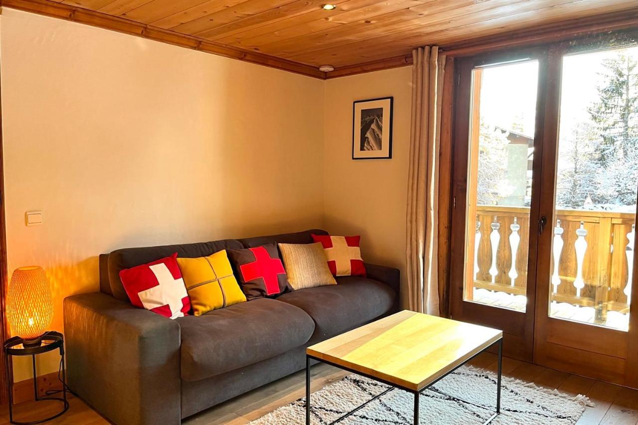 Chic And Cosy Apt With Balcony In Межев Экстерьер фото